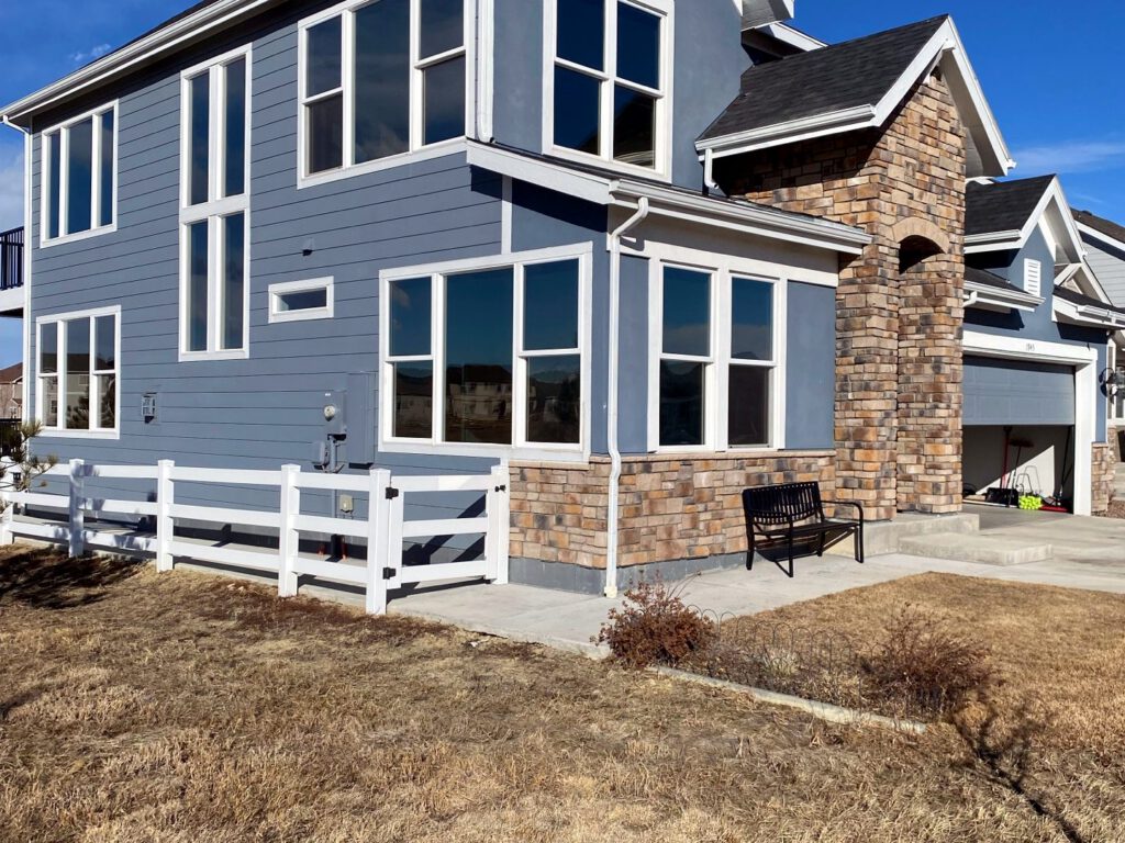 New architectural shingle on a modern home